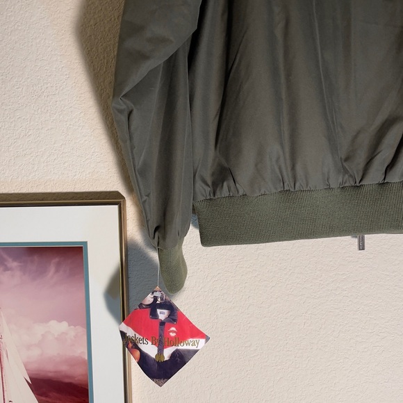 Vintage Notre Dame Holloway Men's Olive Green Jacket - Picture 8 of 15